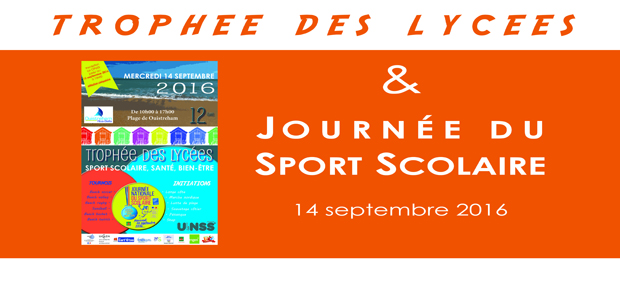 You are currently viewing Trophée des lycées 2016 & Journée du Sport Scolaire
