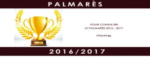 Lire la suite à propos de l’article PALMARÈS 2016 – 2017