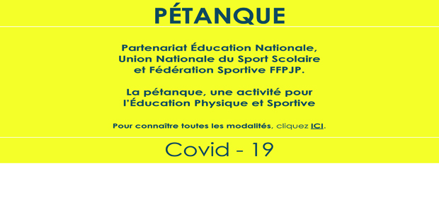 You are currently viewing Pétanque et Covid – 19